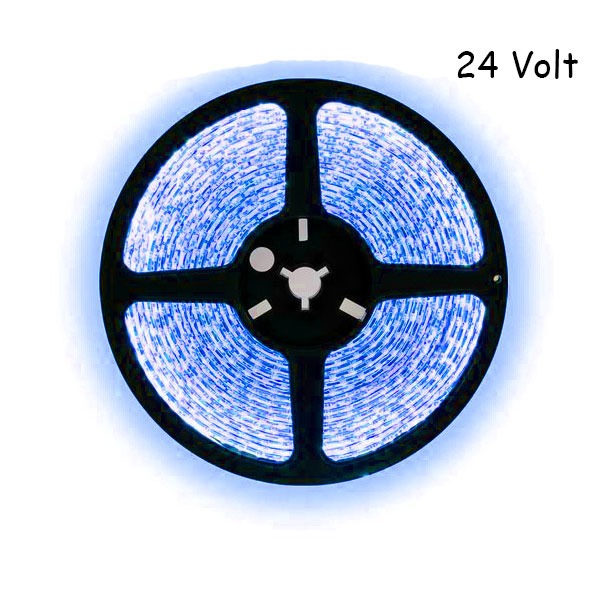 5 meter blauw led strip - 60Leds/m - 24V 5 meter blauw led strip - 60Leds/m - 24V